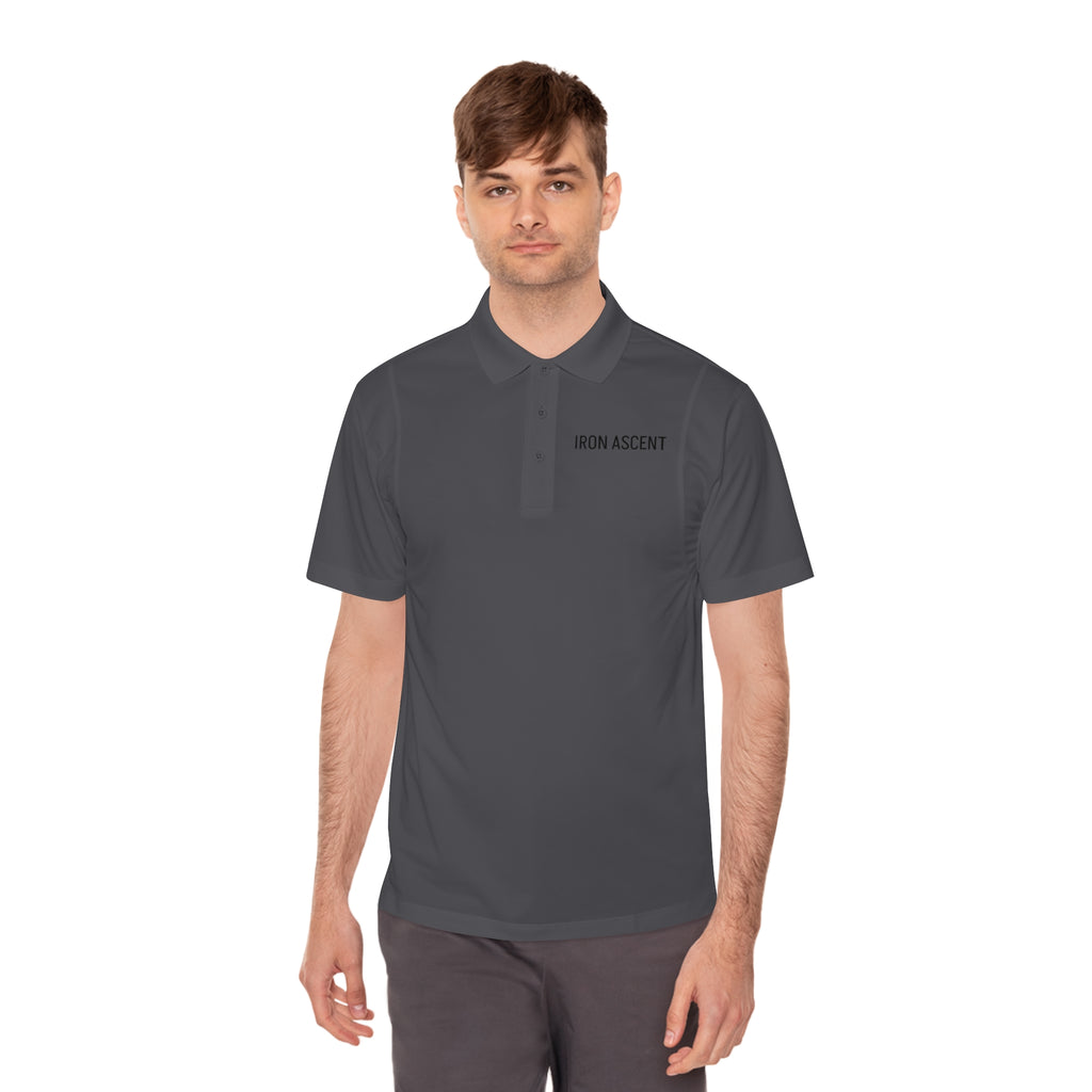 Iron Ascent Men's Sport Polo Shirt — Lightweight Athletic Golf & Training Top