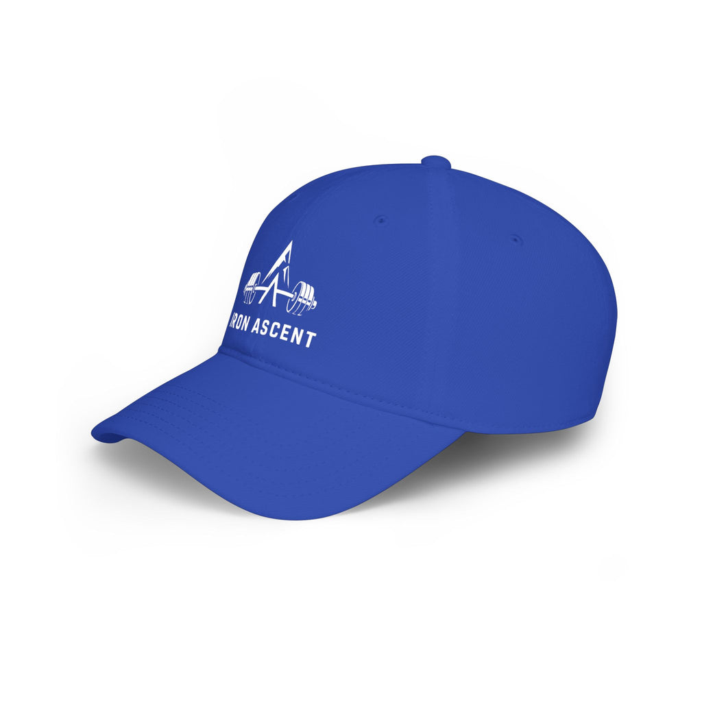 Iron Ascent Barbell Logo Baseball Cap — Fitness Weightlifting Hat
