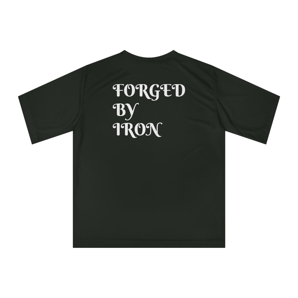 Iron Ascent Performance Tee — "Forged by Iron" Graphic