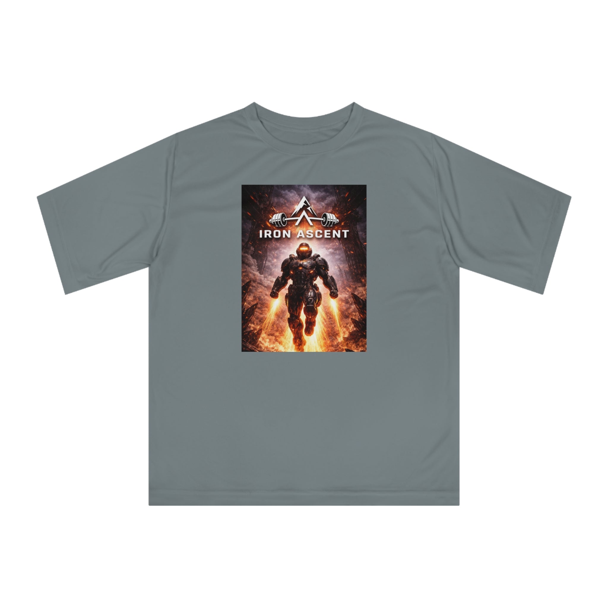 Iron Ascent Performance Tee — "Forged by Iron" Graphic