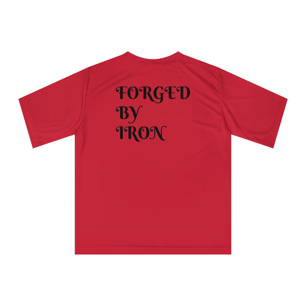 Iron Ascent Performance Tee — "Forged by Iron" Graphic