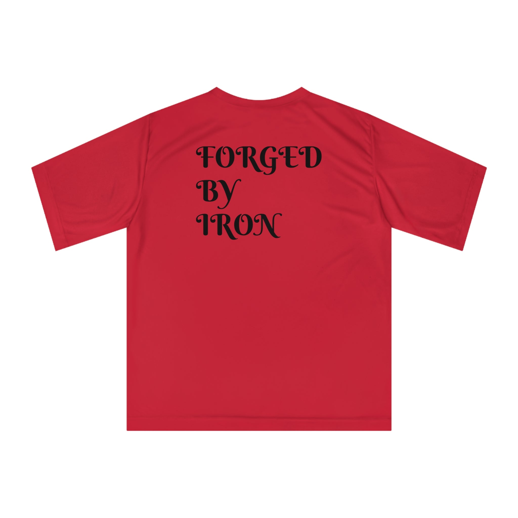 Iron Ascent Performance Tee — "Forged by Iron" Graphic