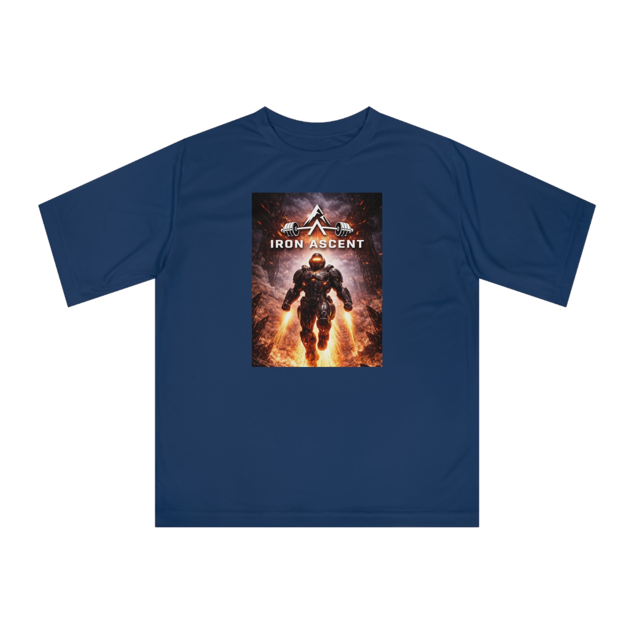 Iron Ascent Performance Tee — "Forged by Iron" Graphic