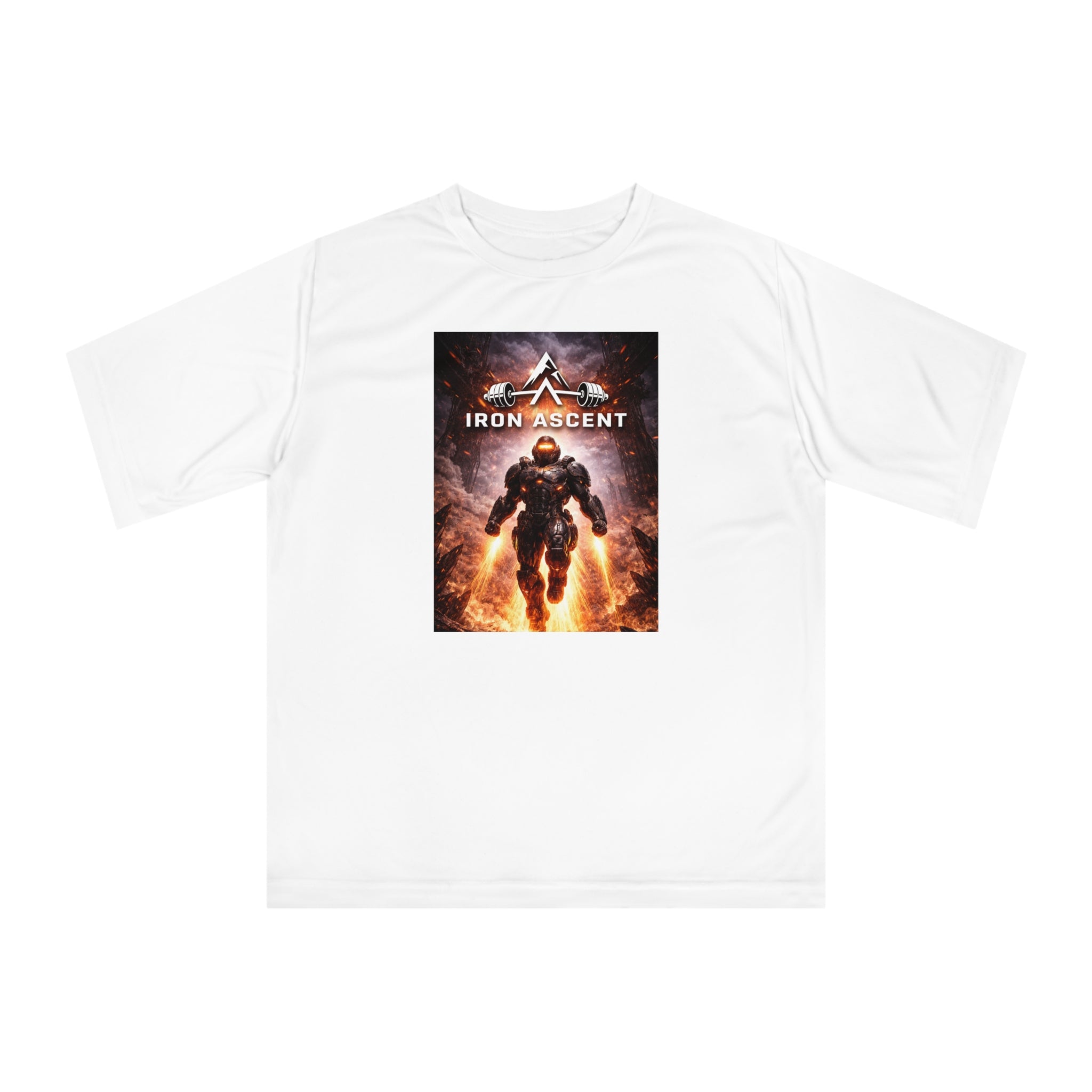 Iron Ascent Performance Tee — "Forged by Iron" Graphic