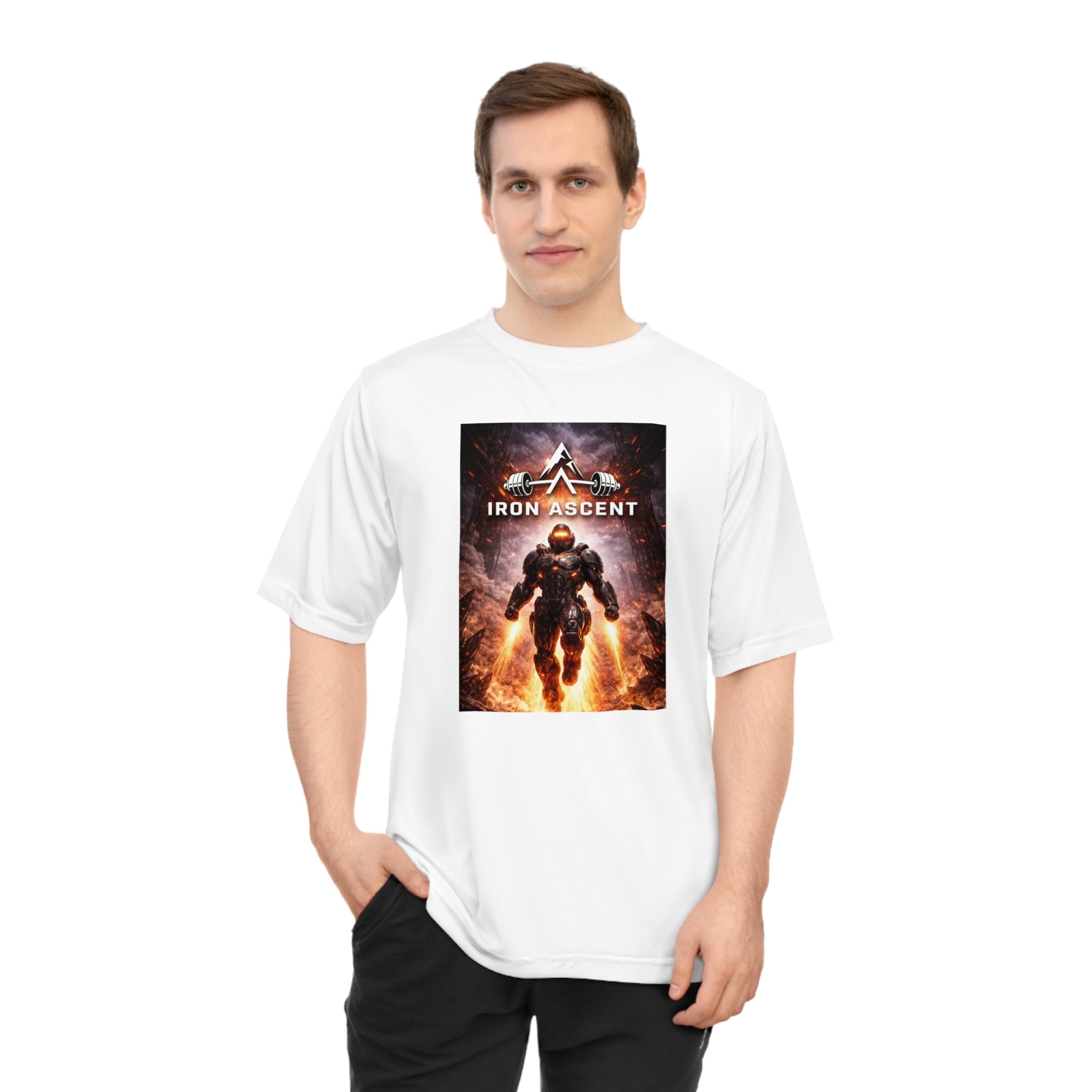 Iron Ascent Performance Tee — "Forged by Iron" Graphic