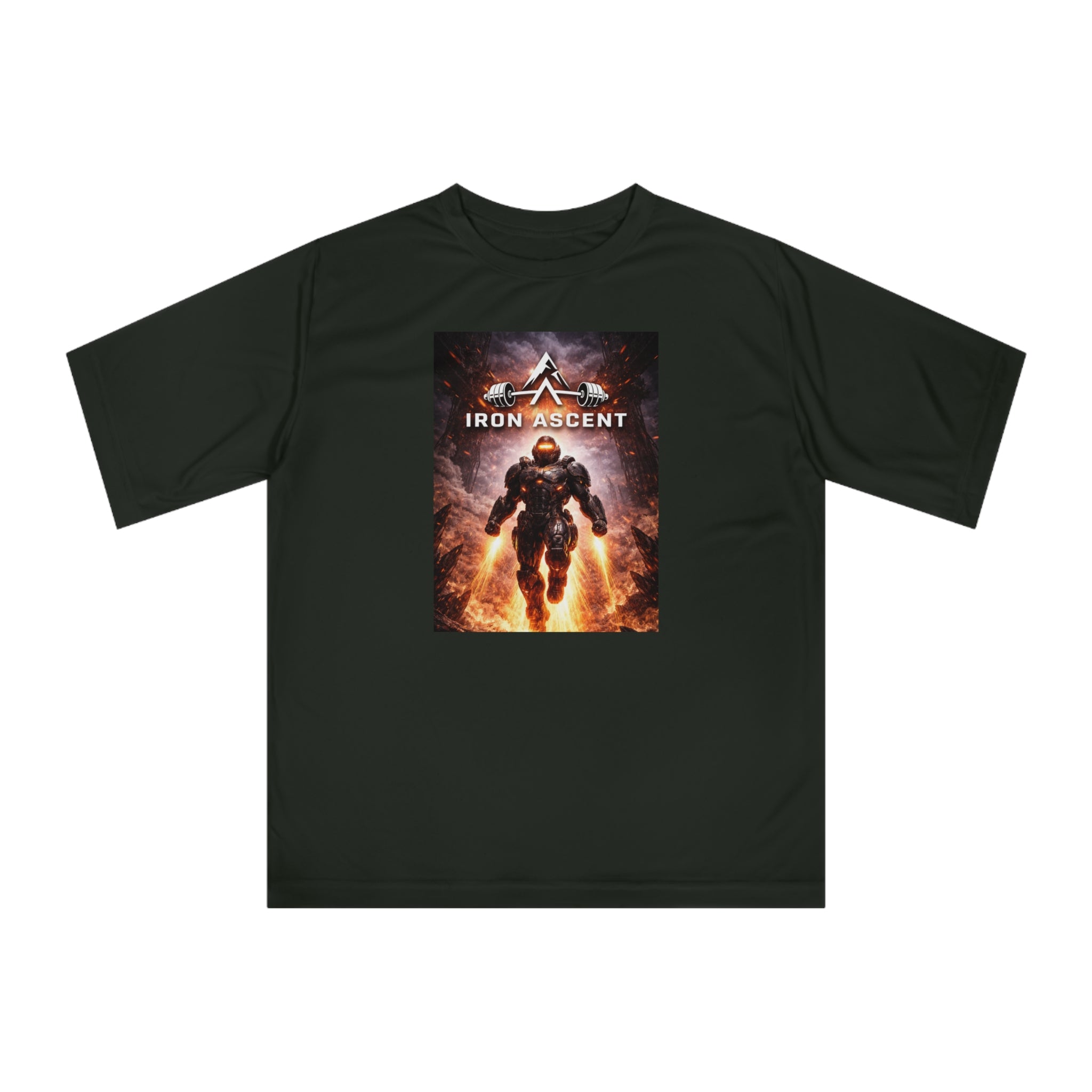 Iron Ascent Performance Tee — "Forged by Iron" Graphic