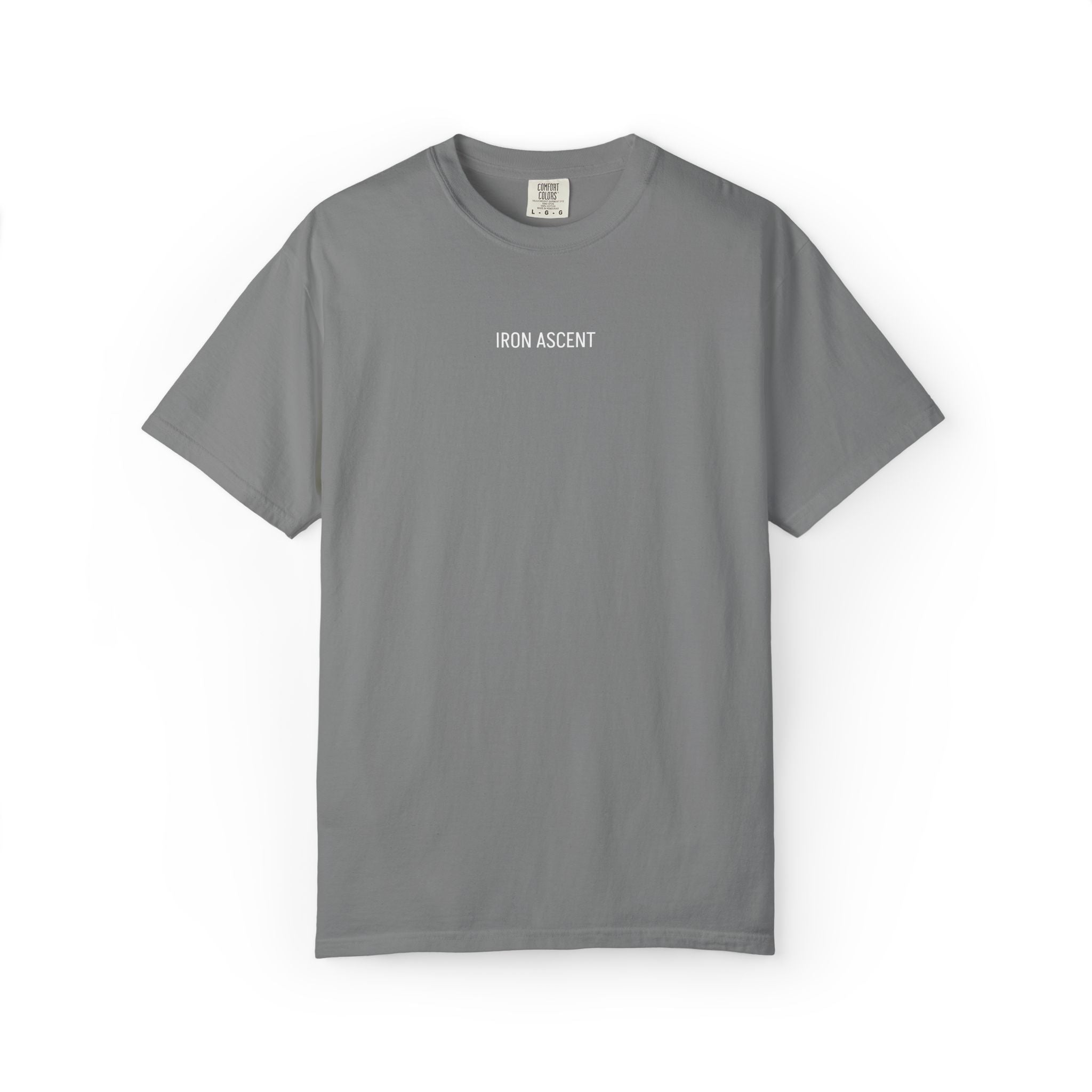 Forged By Iron T-Shirt — 'Iron Ascent' Minimal Gym Tee