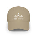 Iron Ascent Barbell Logo Baseball Cap — Fitness Weightlifting Hat