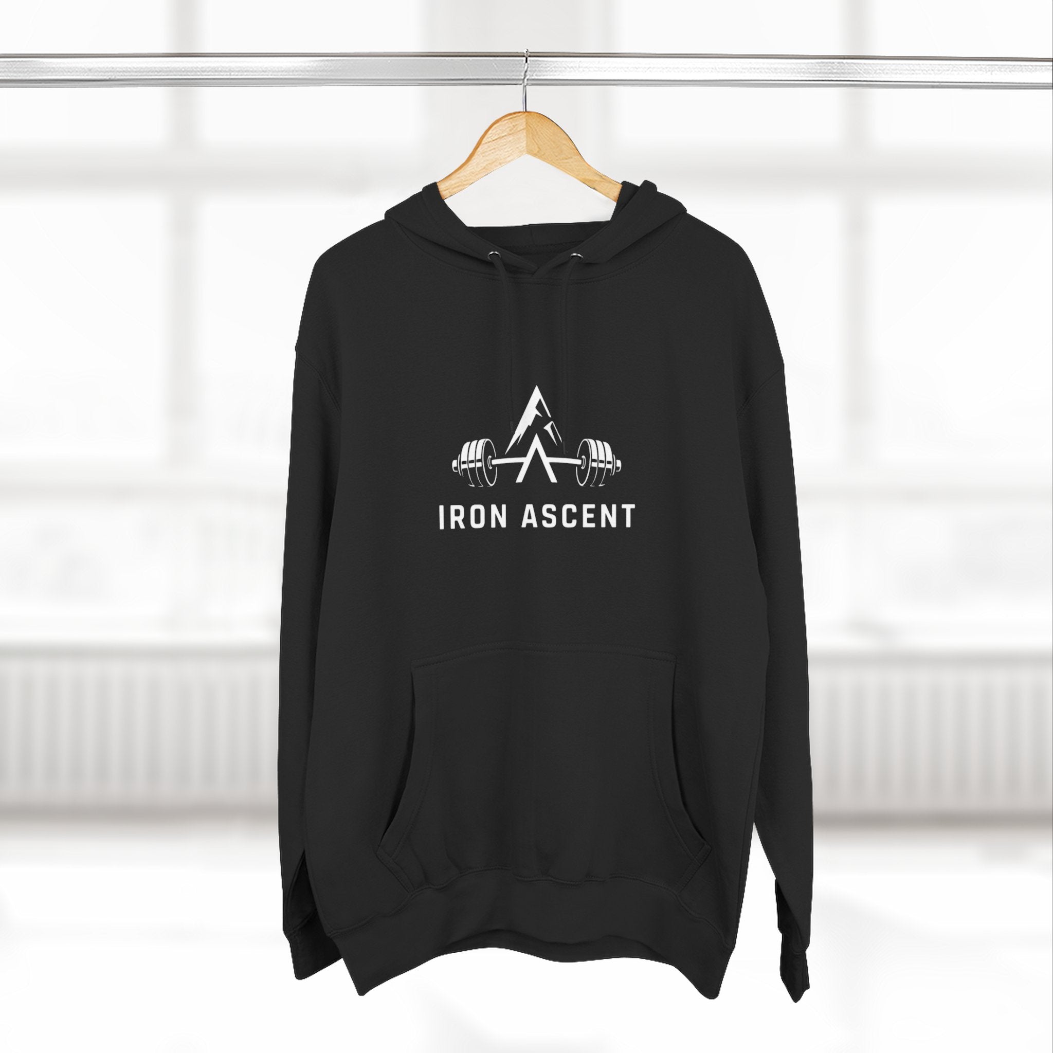 Iron Ascent Hoodie — Minimal Mountain Female Pullover