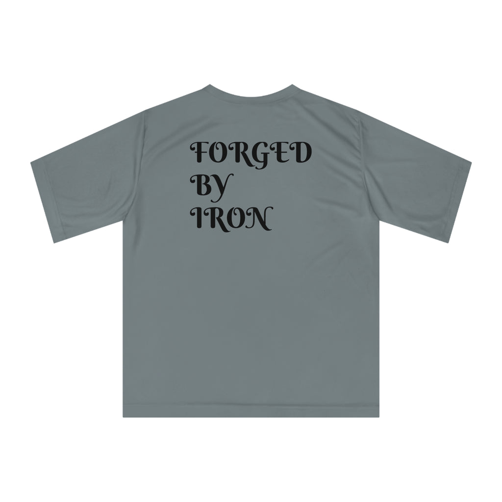 Iron Ascent Performance Tee — "Forged by Iron" Graphic