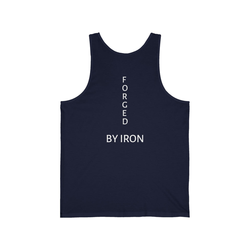 Iron Ascent Workout Tank — 'Forged by Iron' Gym Tank Top