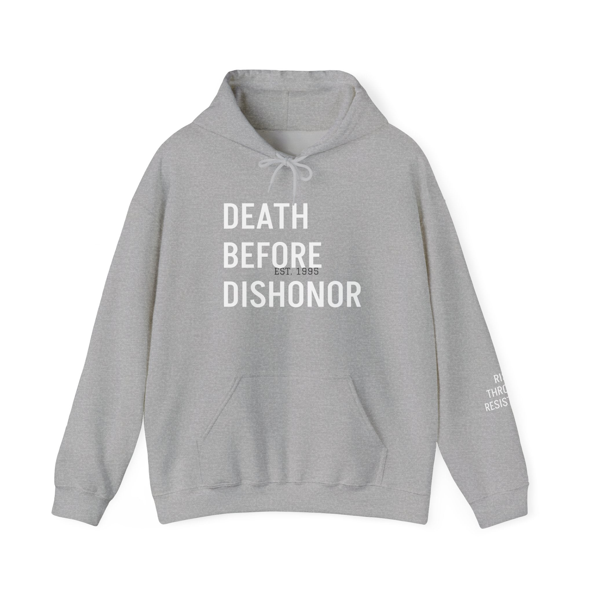Death Before Dishonor Hoodie — Iron Ascent Fitness Pullover