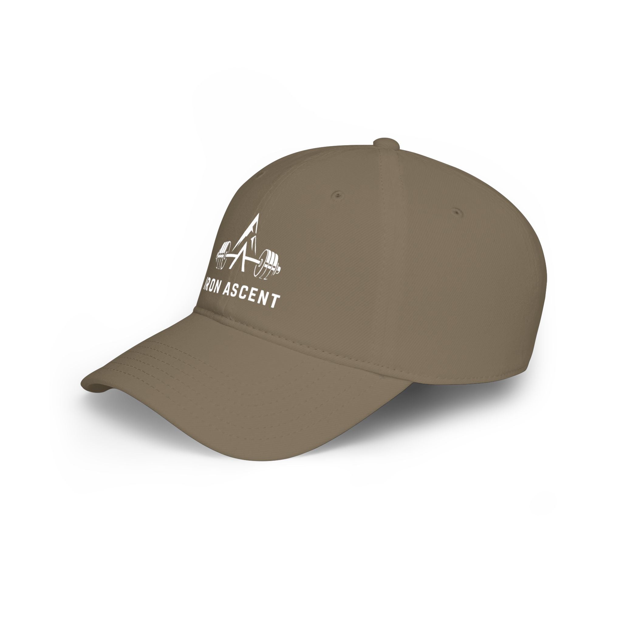 Iron Ascent Barbell Logo Baseball Cap — Fitness Weightlifting Hat