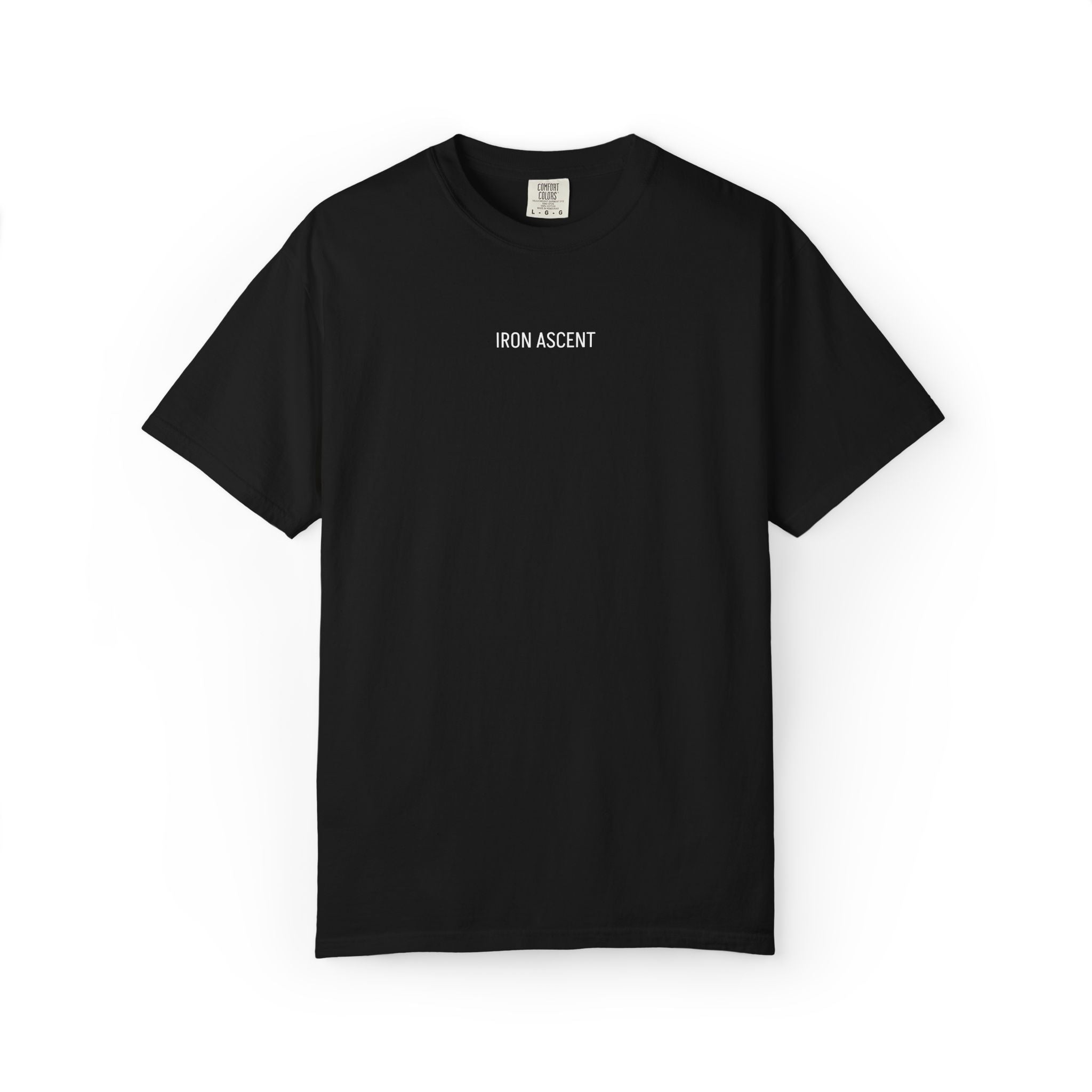 Forged By Iron T-Shirt — 'Iron Ascent' Minimal Gym Tee
