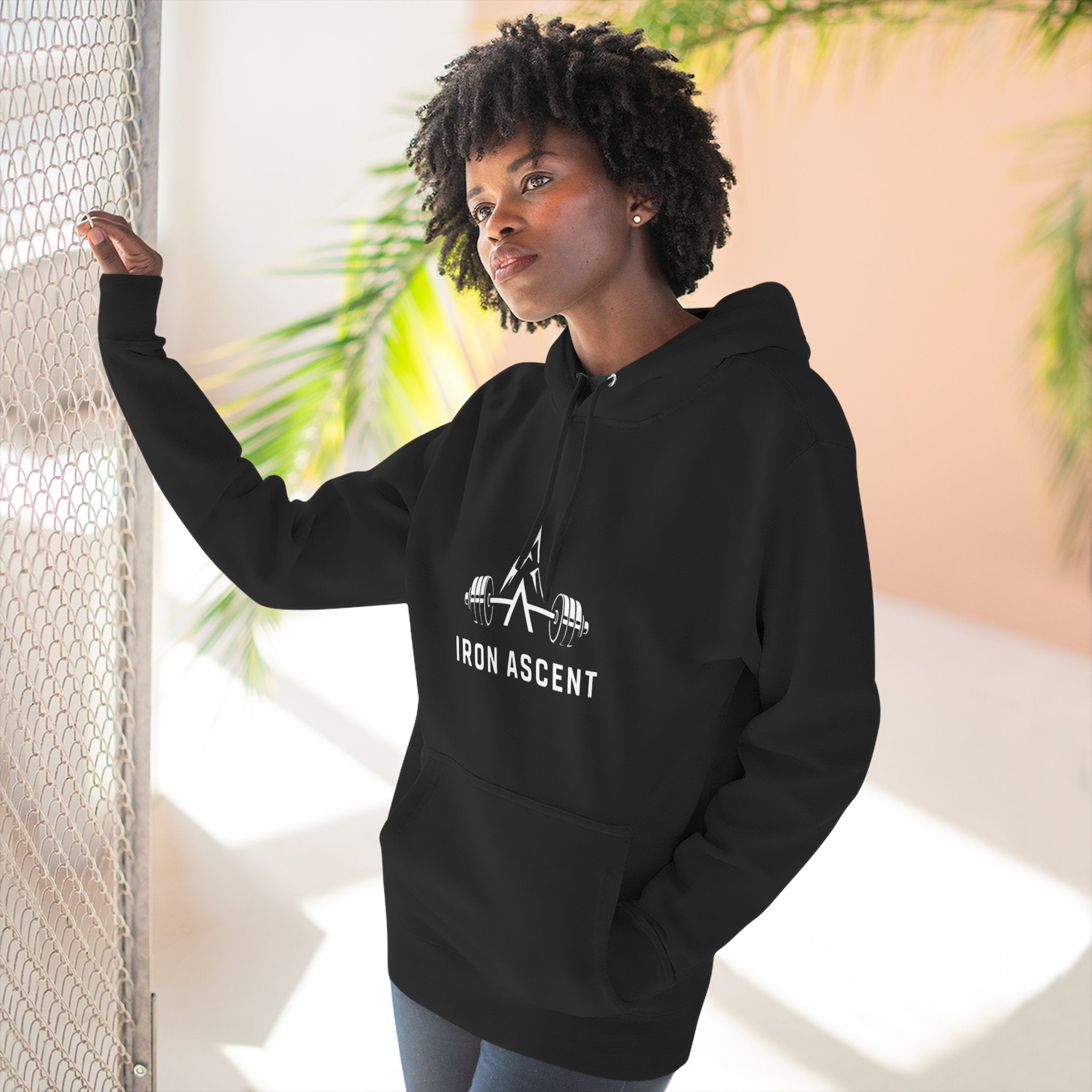 Iron Ascent Hoodie — Minimal Mountain Female Pullover