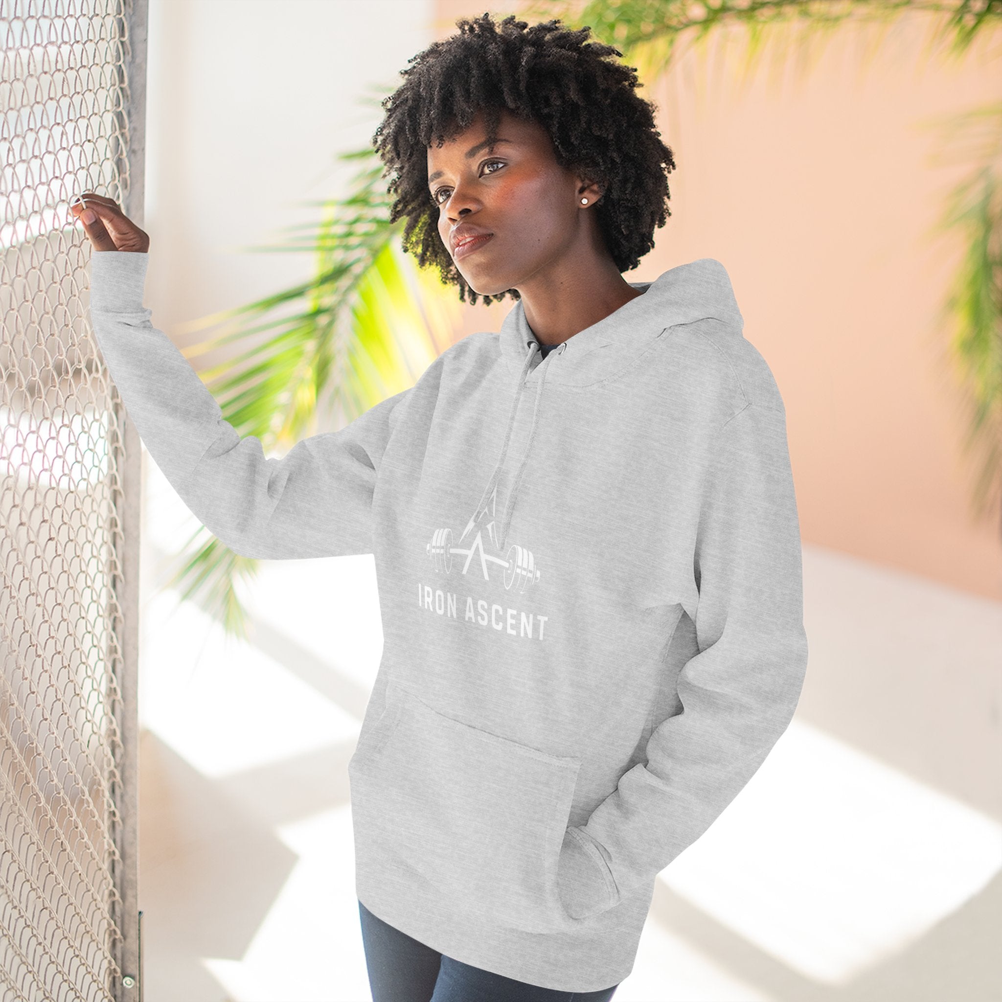 Iron Ascent Hoodie — Minimal Mountain Female Pullover