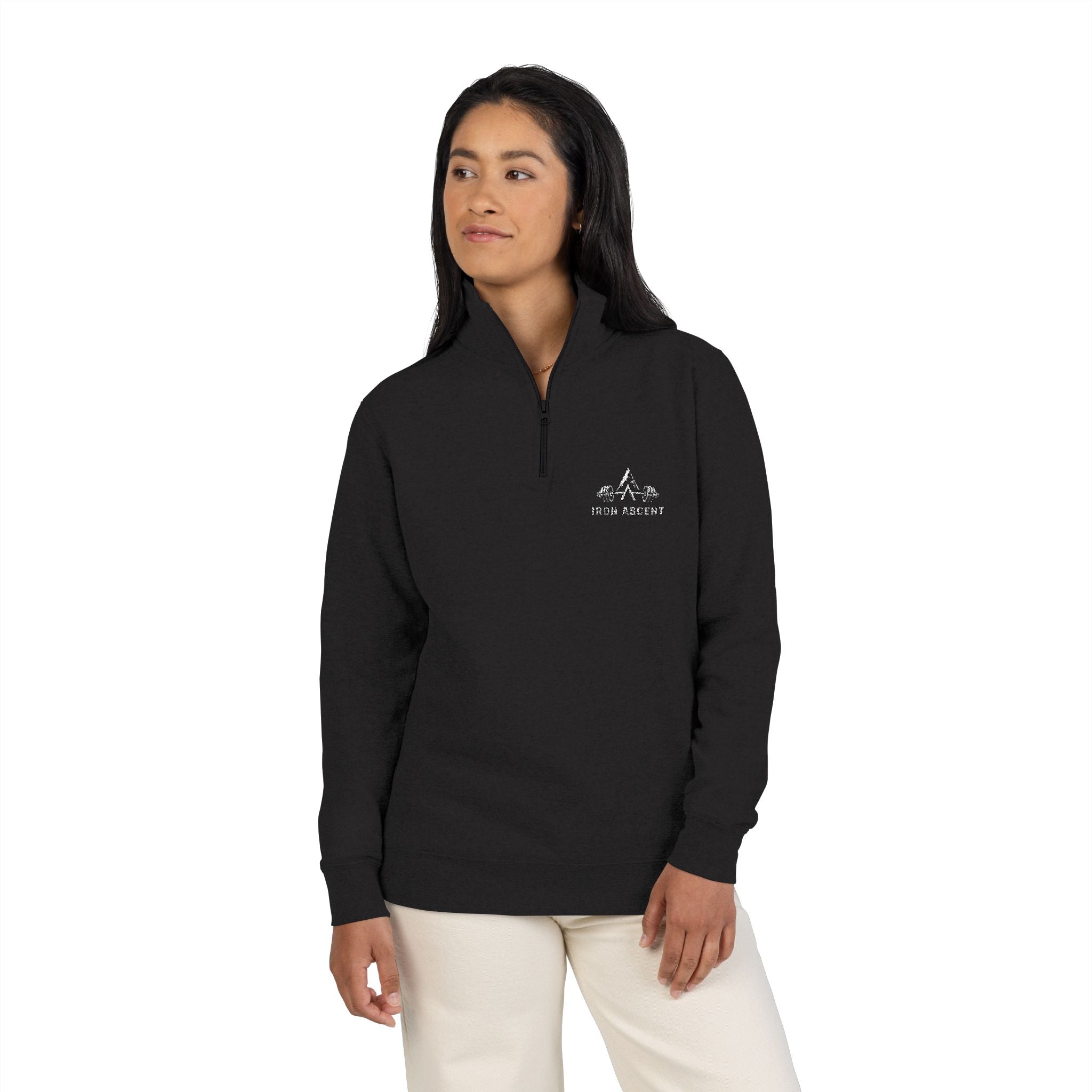 Iron Ascent — Lightweight Quarter-Zip Sweatshirt (Unisex)