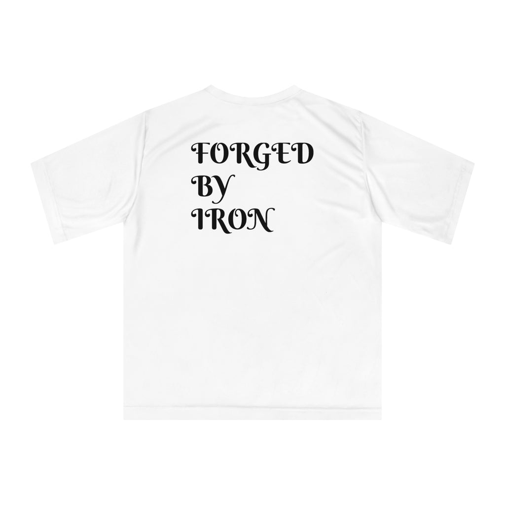 Iron Ascent Performance Tee — "Forged by Iron" Graphic